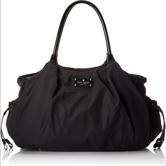 Kate Spade Two-handle Diaper Bag Black Nylon
